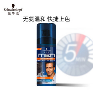 Schwarzkopf 施华蔻 男仕系列盖白补色喷雾120ml 黑色