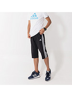 adidas 阿迪达斯 PN10030MA-7-BW 男装七分运动中裤 (黑色、2XL)