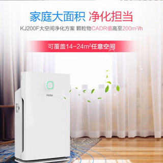 Haier 海尔 KJ200F-EEA 空气净化器 白色 (白色)