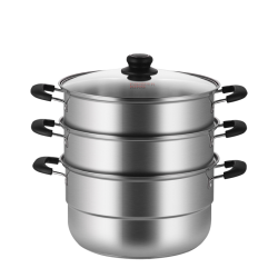OOKER KING 炊大皇 WG16331 不锈钢蒸锅 28cm 三层