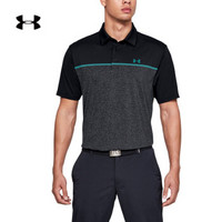 Under Armour 安德玛官方 UA男子Playoff 2.0 运动Polo衫-1327037 黑色006 L