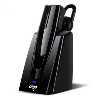 aigo 爱国者 车载蓝牙耳机单耳迷你商务无线挂耳塞式    X6 (黑色、通用)