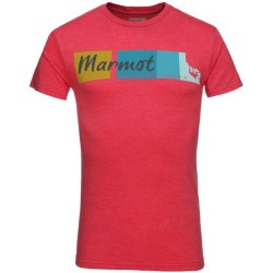 MARMOT 土拨鼠 F54190 棉质圆领短袖T恤