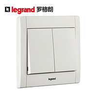 TCL-legrand 罗格朗 美涵 86型二开双控开关插座