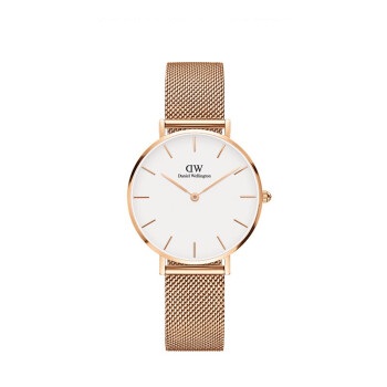 Danielwellington 手表女dw表 32mm 金属编织表带 优雅女表 DW00100163