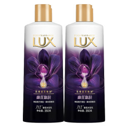 angelababy同款 LUX力士 香氛沐浴乳 幽莲魅肤350ML+350ML *4件