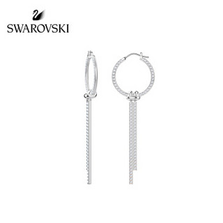 SWAROVSKI 施华洛世奇  5392184 LIFELONG 穿孔耳环 扭结长耳线耳饰 女友礼物