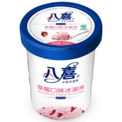 八喜 草莓冰淇淋 550g+梦龙 红覆盆子口味 72g*3支*3盒