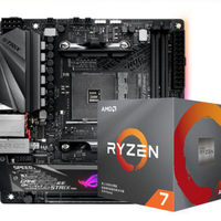 ASUS 华硕 X470-I GAMING搭R5 3400G/3600X迷你ITX主板CPU套装