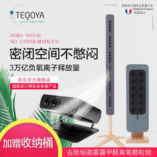 TEQOYA 氧负离子空气净化器 黑色 (黑色)