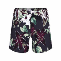 BALNEAIRE 范德安 泳裤男 宽松大码速干印花平角沙滩裤 抗氯防晒运动游泳裤 图片色 XXL 50182 ( XXL、锦纶、分体)