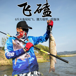 GW 光威 钓鱼竿令湖川3.6-7.3米台钓竿超硬碳素手竿鱼竿钓竿 6.3米 7592