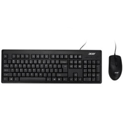 宏碁(acer)KB21-2X 键鼠套装 超薄静音 溅 商务 黑色