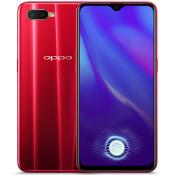 OPPO K1 首款千元屏下指纹解锁手机 6.4英寸水滴屏 摩卡红套装版