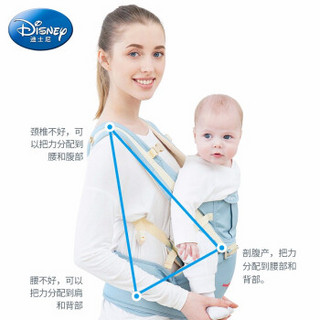 Disney 迪士尼 抱娃神器 蓝色 =