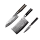 贝印 VG-MAX 大马士革钢 菜刀 三德刀 水果刀套装+凑单品