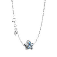 PANDORA 潘多拉 LZPDL0149 时尚蓝色五角星形项链套装 礼物LZPDL0149 蓝色 45 LZPDL0149