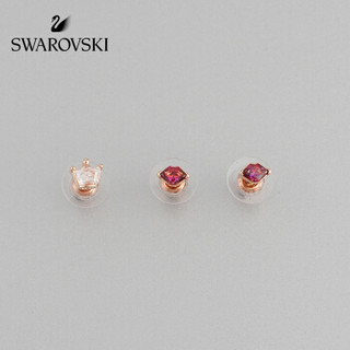 SWAROVSKI 施华洛世奇 5456137 OOT WORLD 精致皇冠 性感红唇 时尚精致女耳环