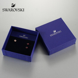 SWAROVSKI 施华洛世奇 5456137 OOT WORLD 精致皇冠 性感红唇 时尚精致女耳环