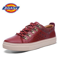 Dickies 帝客 真皮休闲板鞋163M50LXS90 (40-44、酒红色)