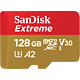 SanDisk 闪迪 Extreme 至尊极速移动 TF(microSD)存储卡 128GB