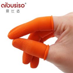 橡胶手指套加厚耐磨工作防护指头套一次性防滑点钞指甲套硅胶防水