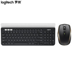  Logitech 罗技 K780 多设备蓝牙键盘 + MX Anywhere2 蓝牙无线鼠标 套装