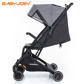 Babyjoey 英国 新款可登机婴儿推车可折叠轻便携伞车可坐躺避震手推婴儿车 钻石 灰钻