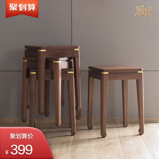 铜师傅 9011009 高凳 板凳 (木、新中式)