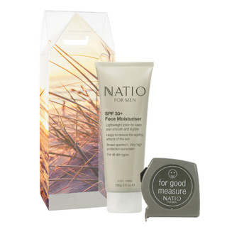 Natio 男士清爽面部保湿霜SPF30+ 100g