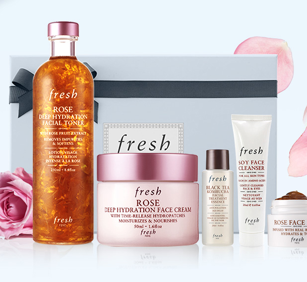 fresh 馥蕾诗 玫瑰滋润保湿礼盒套装