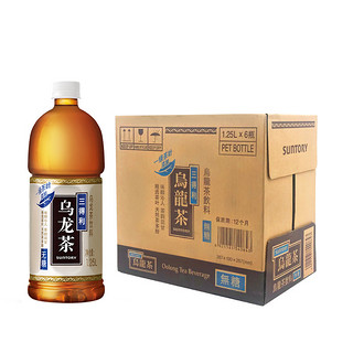 plus会员：三得利（Suntory）无糖乌龙茶 无糖0脂 1250ml*6