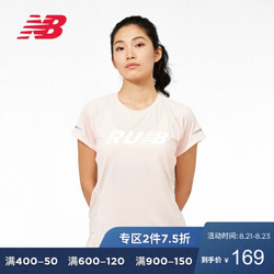 New Balance NB官方女款短袖AWT81201运动T恤反光条圆领短袖 SRG AWT81201 M *2件