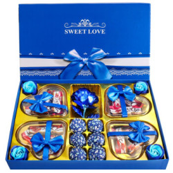 蓝色永恒德芙巧克力礼盒500g2件凑单品