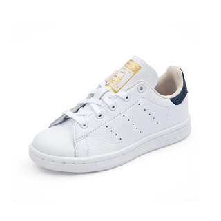 adidas 阿迪达斯 Stan Smith C 中大童 经典运动休闲鞋 CM8176 亮白/藏蓝 28码-35码