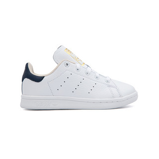 adidas 阿迪达斯 Stan Smith C 中大童 经典运动休闲鞋 CM8176 亮白/藏蓝 28码-35码