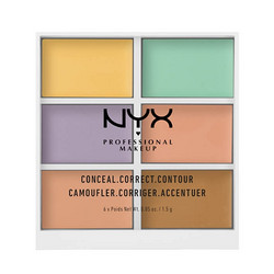 NYX Professional Makeup 6色修容遮瑕盘