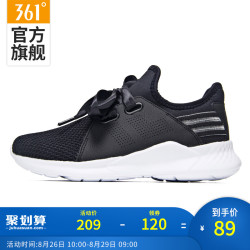 361运动鞋女士夏季网面透气绸带蝴蝶结跑步鞋