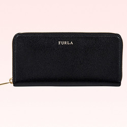 Furla 芙拉 755244 黑色皮革钱包女士