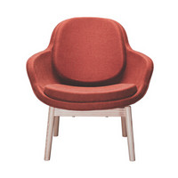 wowdsgn 尖叫设计 原创湾椅 单人沙发椅 珊瑚红 (76*74.1*78、定型海绵、实木腿、老虎椅)