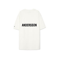 ANDERSSON BELL   圆领字母印刷LOGO刺绣男女同款短袖T恤 *3件