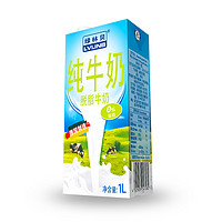 LVLINB 绿林贝 进口脱脂纯牛奶1L*12 整箱（赠绿林贝乳酸菌牛奶饮品 100ML*20瓶 礼盒装）