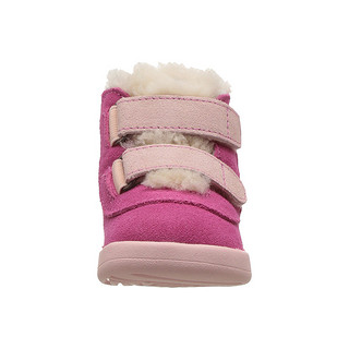 UGG 双魔术贴系带 保暖儿童休闲鞋 0-12个月 粉色