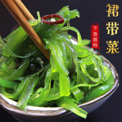 大连特产日料海带丝开袋即食裙带菜 400g*3包
