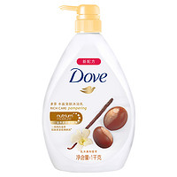 多芬 (DOVE) 丰盈宠肤沐浴露1KG 滋养美肤沐浴乳 深层营润300g 各种肤质 成人