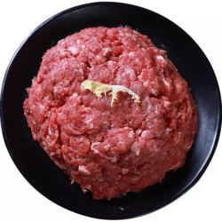 赠饺子皮！伊赛 谷饲牛肉馅 1kg/袋 250g*4 国产鲜切冷冻 72h排酸 生鲜 *4件