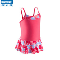 DECATHLON 迪卡侬 女童女孩连体游泳衣