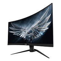 GIGABYTE 技嘉 AORUS CV27F 27英寸 VA 曲面 FreeSync显示器（2560*1440、165Hz、90%DCI-P3）