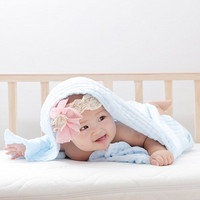 子初 婴儿浴巾120cm 加厚柔软吸水大毛巾儿童宝宝盖毯浴巾