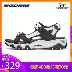 SKECHERS 斯凯奇 D'LITES 32999 女款熊猫凉鞋